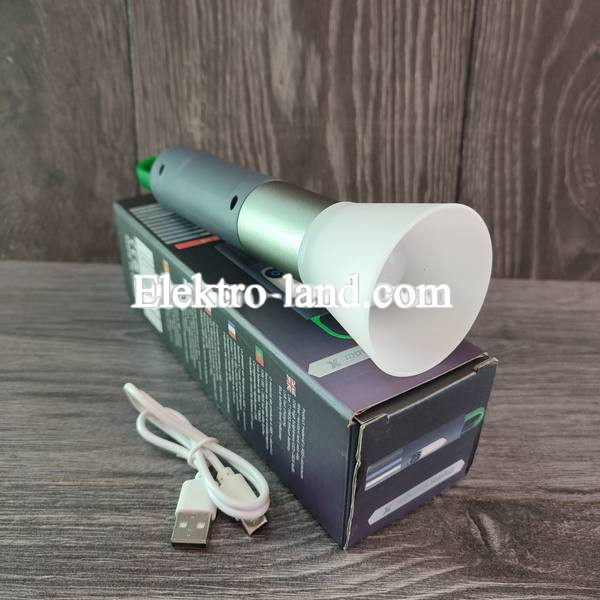 Ручной аккумуляторный  фонарь сверхяркий, USB выход  BL-505-P50